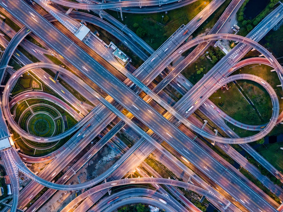 Freeway-figure-eight