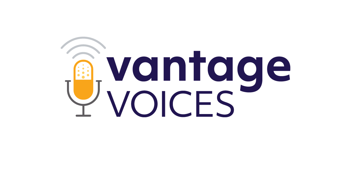 Vantage Voices podcast logo